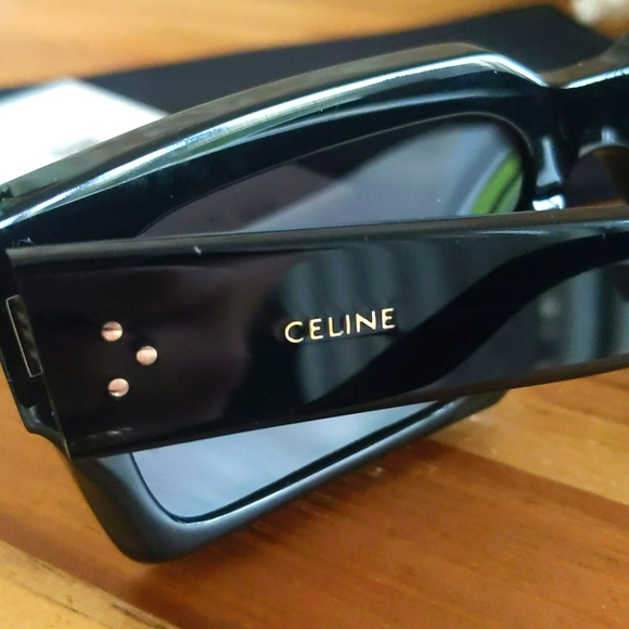 CELINE 🔥 NWT 🔥 Bold Three Dots 54MM Rectangular Sunglasses. NEVER USED! - Picture 17 of 17